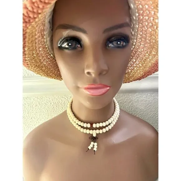 Wooden Stretch Necklace (n2) - Picture 9 of 10